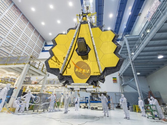 新一代功能更强大的韦伯太空望远镜。美联社图片
