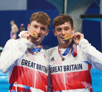 戴利與Matty今年在東奧男子雙人10米高台比賽獲得金牌。