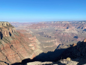 吳彥祖分享美國大峽谷的絕美景觀。