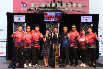香港菁英代表队成为顶级队际赛事国际一级邀请赛冠军。相片由公关提供。