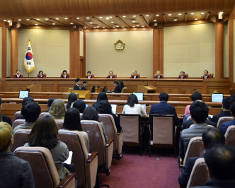 南韓法院作出裁決。AP
