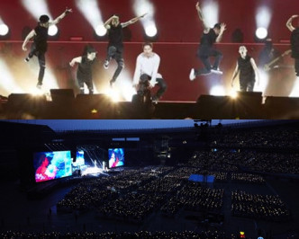 太陽在日本開兩場戶外騷，共5萬名歌迷捧場。（網上圖片）