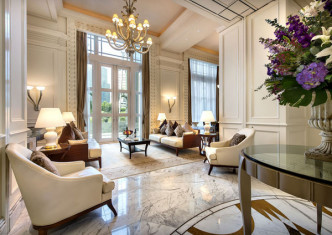 富麗敦酒店總統套房每晚房價高達6000美元。網圖