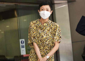 陈淑庄在庭外表示是她第一次以证人身分上庭。