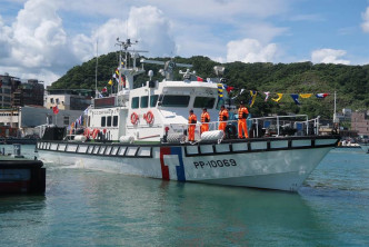 台灣傳媒指5位香港示威者在海上由台灣海巡署獲救被安置高雄。網上圖片