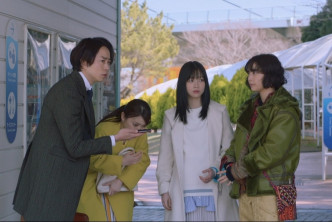 右起：廣瀨鈴、橋木環奈、大島優子、櫻井翔合演的《涅墨西斯》收視亦相當差。