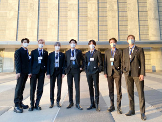 BTS近日以「文化特使」身份到纽约出席联合国大会。
