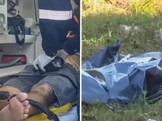 救护人员证实男子死亡后，尸袋自行晃动，打开后发现男子「死而复生」。网上图片