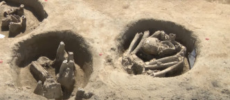  專家指骸骨已埋葬逾100年。 網圖