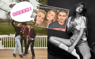 美国人气模特儿Gigi Hadid被爆已为男友Zayn Malik佗B约20周。
