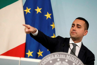 意大利外长迪马约（Luigi Di Maio）指出，中意签署了经贸协议，绝不代表中国能对意大利三道四。AP图片