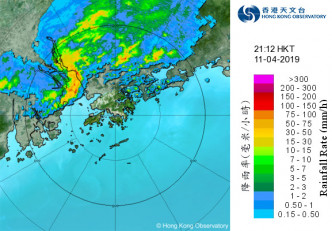 天文台雷達圖