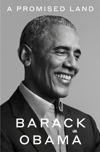 奧巴馬回憶錄封面。AP