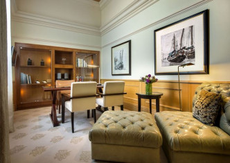 富麗敦酒店總統套房每晚房價高達6000美元。網圖
