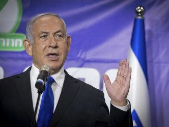 內塔尼亞胡是以色列首名因貪污而被起訴的總理。AP圖片