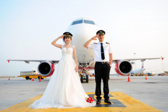Phuong Anh的丈夫同为机师。越捷航空图片