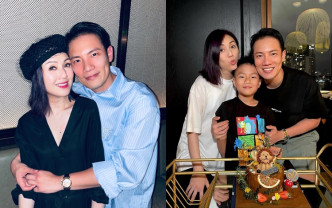 丁子高與妻兒正身在上海，過了與以往不一樣的生日派對。
