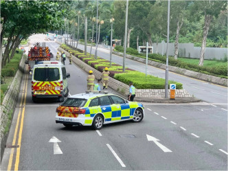司機須送院治理。FB香港突發事故報料區Kelvin Yu圖片
