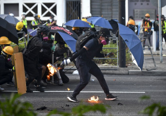 香港反修例示威衝突持續半年。資料圖片