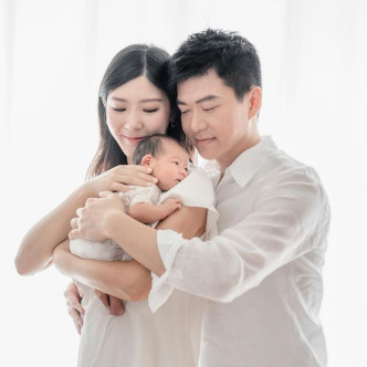 余香凝于5月时为老公诞下囡囡。