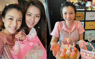 Aimee獲好姊妹戚黛黛安排粉紅色少女主題大餐補祝生日。