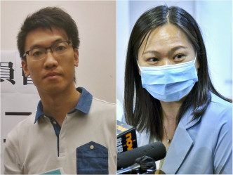 （左）荃湾区议员葛兆源，（右）深水埗区议员刘佩玉，要求政府加强监管。资料图片