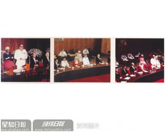 多位前港督均在大会堂内的音乐厅宣誓就任，如戴麟趾(1964)、麦理浩(1971)及尤德(1982)。资料图片
