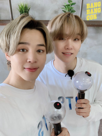 Jimin及Suga。