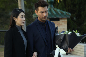 林夏薇与陈展鹏在《逆天奇案》中合作。