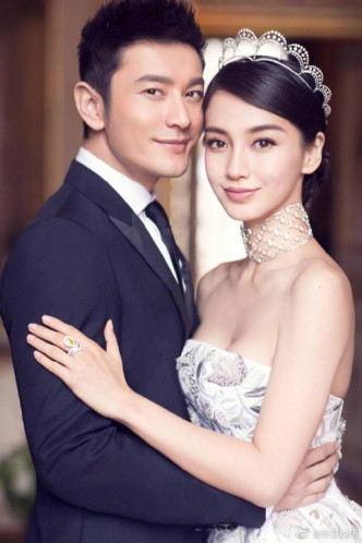 黄晓明、Angelababy离婚传闻不断。网上图片