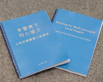 報告提出8個短中長期選項，預計可供應約3000公頃土地。