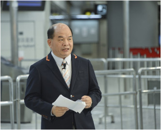 李圣基指高铁香港段的开通日子，一有决定会即时公布。