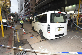 油麻地碧街客貨車撞傷80歲老婦