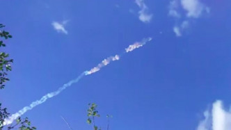 隕石飛越古巴上空。網上圖片