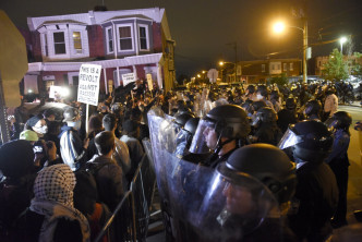费城示威骚乱。AP资料图片