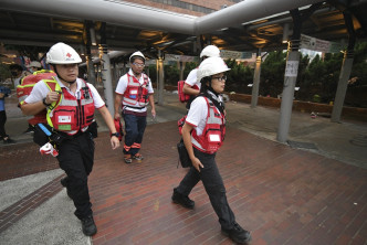紅十字會澄清進入理大時未受延誤或阻撓。資料圖片
