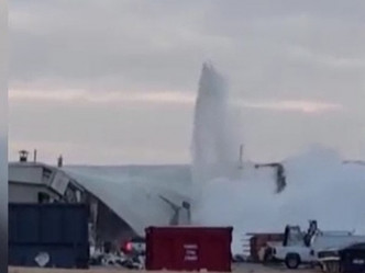 威奇托市的一間飛機製造廠發生氮氣爆炸。網圖
