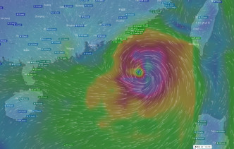 美国全球预报系统(GFS) 预料下周热带气旋进入南海。