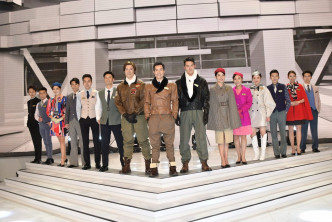 TVB選秀節目《衝上雲霄大選》的15名參賽者昨晚進行綵排。