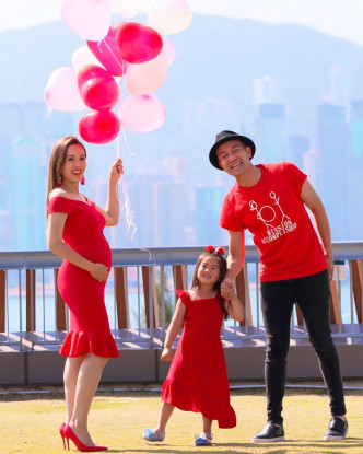 年初三兼情人节，杨洛婷宣布怀有第二胎。