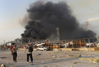 黎巴嫩爆炸满目疮痍。AP图片