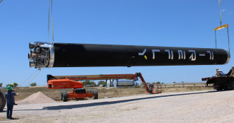 Alpha火箭长26米，由Firefly 宇航公司研发。美联社图片