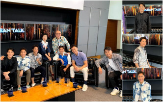 余德丞、丁子朗、黄庭锋、孔德贤、刘颂鹏及李尔晨近日为节目《Mean Talk》担任嘉宾。