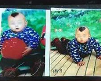 閆彩斌的兒子三歲時妻子打至癱瘓。