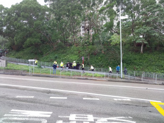红梅谷道四驱车失事。香港突发事故报料区Pierre Lee‎图片