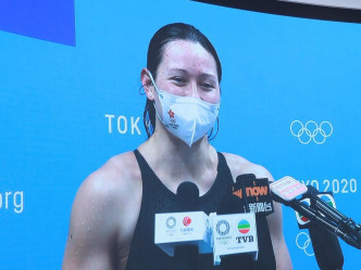 何诗蓓今早在女子200米自由泳决赛为本港赢得首面奥运游泳银牌。