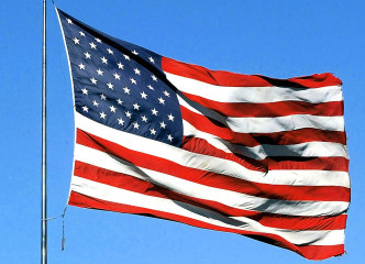 美国国旗。网图