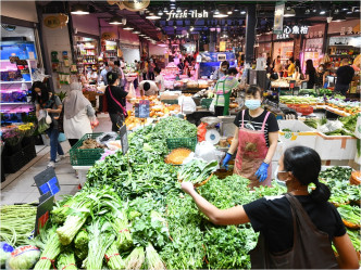 蔬菜价格升幅收窄。资料图片