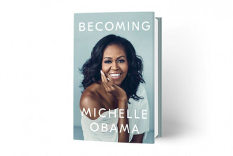 米歇爾的著作《Becoming》已於去年發售，成為暢銷書，至今在全球各地已售出超過1000萬冊。　網上圖片
