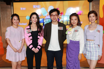 林作和裕美为香港开电视节目做嘉宾。